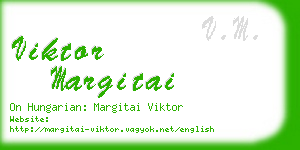 viktor margitai business card